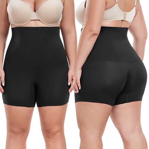 Plus Size Women High Waist Shorts Shapewear Body Shaper Tummy Control Thigh Slim - Picture 18 of 23