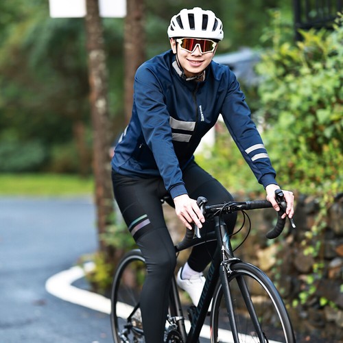 WOSAWE Men Winter Thermal Fleece Cycling Long Sleeve Jacket Windproof Warm Coat - Picture 5 of 19