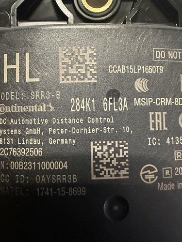 Módulo sensor punto ciego izquierdo Nissan Rogue 2019-2020 genuino 284K1-6FL3A - Imagen 4 de 4