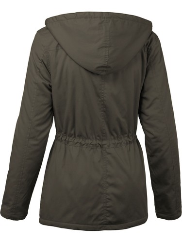 Giacca foderata sherpa da donna con cappuccio cappotto di pelliccia utilità militare parka stile giaracca - Foto 29 di 38