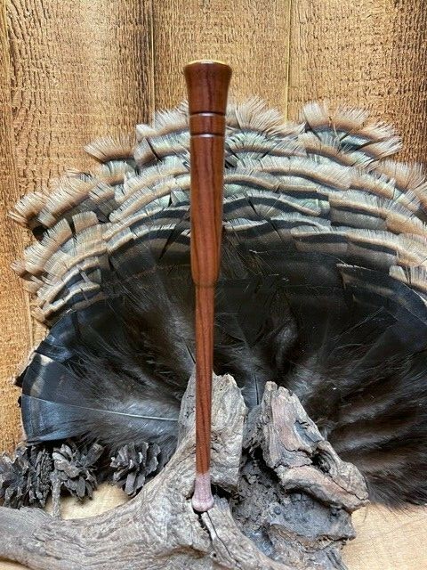 Honduran Rosewood   Custom Flared Tip  Piece Friction Call Turkey Call Striker