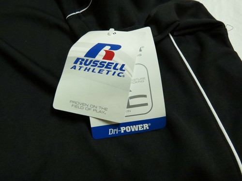 New Sz S Black Russell Athletic Ncaa Mens Polyester #76L Golf Polo Shirt - Picture 310 of 352