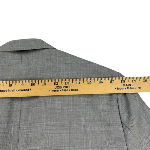 NWOT - $3,500 Drago Super 130 Wool Glen Plaid Gray - Suit Bespoke Italy 41S 36W - Picture 12 of 24
