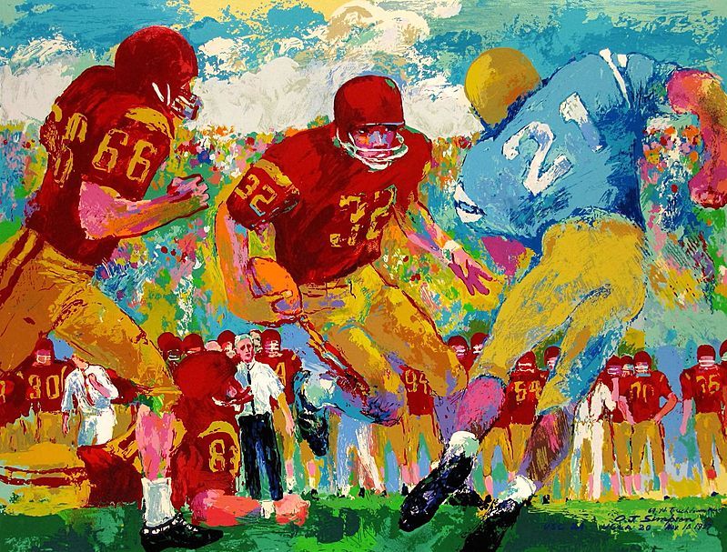 【真作】リロイ・ニーマンLeroy Neiman「PASSISTAS」セリグラフ 真作】リロイ・ニーマンLeroy Neiman「PASSISTAS」セリグラフ