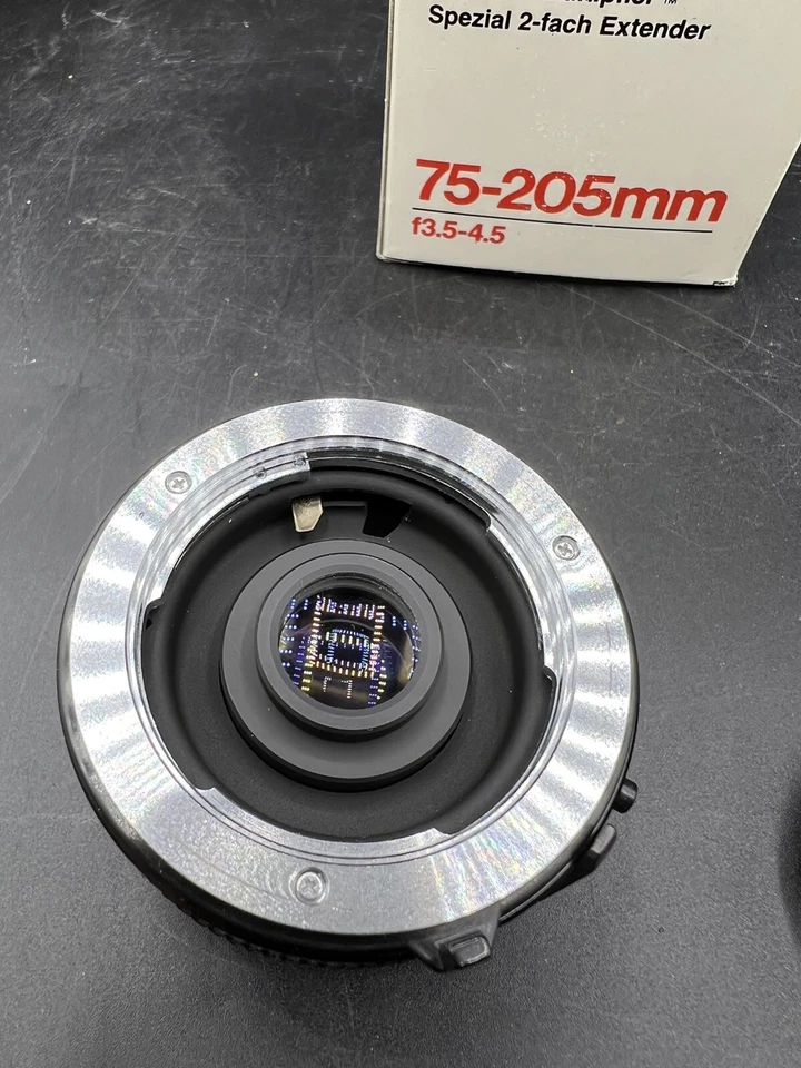 Vivitar MC 75-205 mm 2x Matched Multiplier Lens Minolta Mount Clean - Image 4 of 4