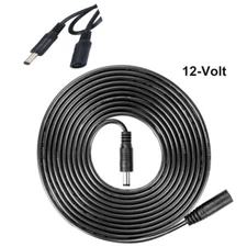 12V DC Extension Cable 5.5mm*2.1mm Male Female Power Cord 1m-10m Extend Wire BL