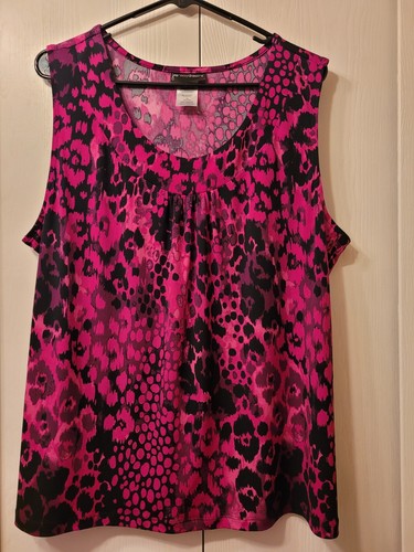 Womens 2X JMS Easy Dressing Sleeveless Blouse