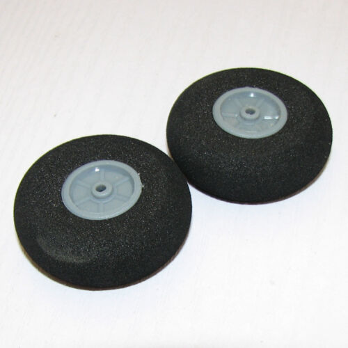 D35*Ø2*H12mm EVA Sponge Tyre & Plastic Hub wheels RC scale model plane toy parts - Picture 2 of 6