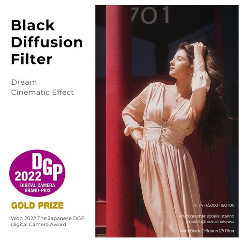 K&F Concept 86mm 1/8Diffusion Filter Ring Black Pro Mist Filter Multi Coated - Picture 7 of 12