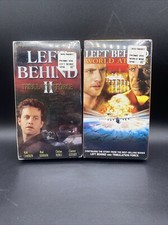 Left Behind - World at War  Tribulation Force ll VHS FACTORY SEAL Lot Of 2