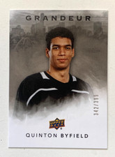 Quinton Byfield Rookie Card 2021 Upper Deck Grandeur  SP  -342/399 Bronze RC