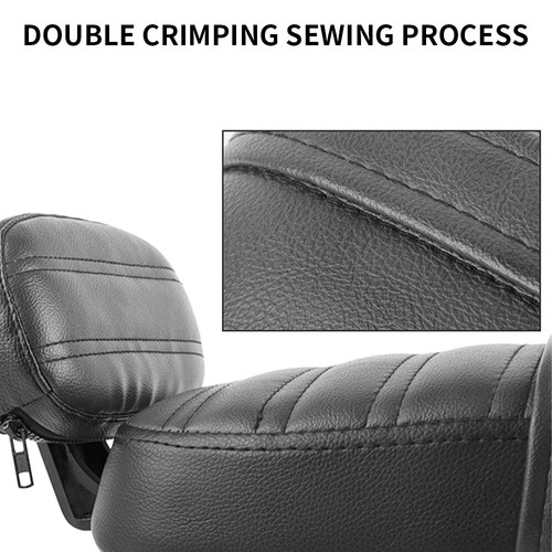 Panical Black Rear Backrest Pad with Bracket For Indian Scout Bobber 2018-2025 - Bild 5 von 12