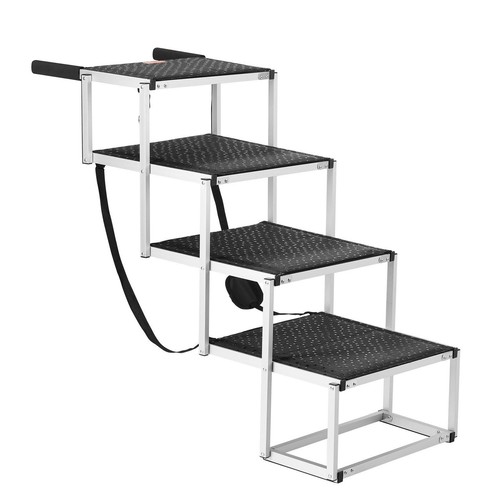 Dog Stair for Cars 4-step Folding Dog Steps Aluminum Loads up to 250 lbs - Picture 10 of 11