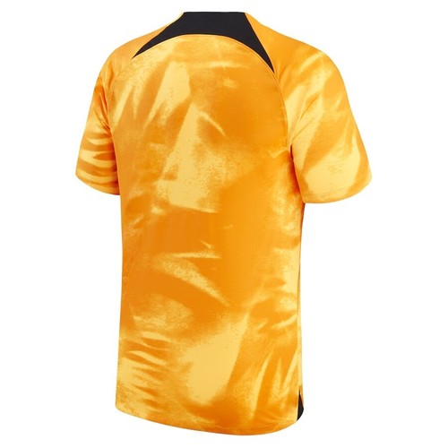 Camiseta réplica nacional naranja de fútbol de la selección holandesa 2022/23 local - Imagen 3 de 4