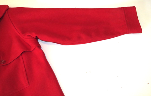 Johnson Woolen Mills Damen Large Scarlet Red Reißverschluss Jacke Mantel Stil 1145 - Bild 4 von 14