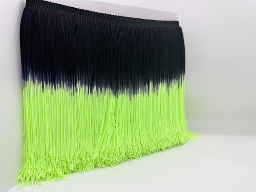 Quaste Fransenborte 20 cm Ombre zweifarbig VERSCHIEDENE FARBEN - Bild 29 von 34