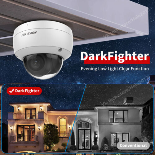 Hikvision 4K 4CH 4POE Security CCTV System Kit 8MP IP Camera AcuSense Dome Lot - Picture 4 of 22