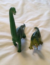 2 Safari Ltd. Brachiosaurus  Tyrannosaurus T Rex Plastic Dinosaur 1996