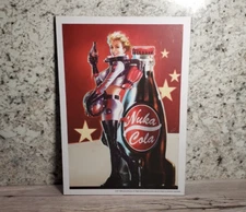 Fallout Nuka Cola Poster Girl Picture Authentic