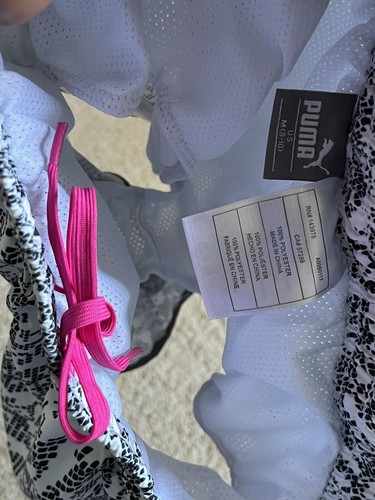 Puma Little Girl Geo Camo Print Lined Athletic Running Casual Shorts Medium 8/10 - Picture 6 of 8