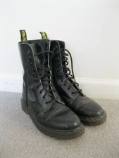 Vintage Dr.Martens- 1490 10 hole lace up boots/UK4/BLK