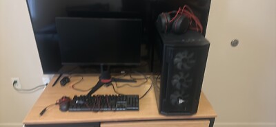 Gaming PC, Monitor, Keyboard, Mouse And Headphones