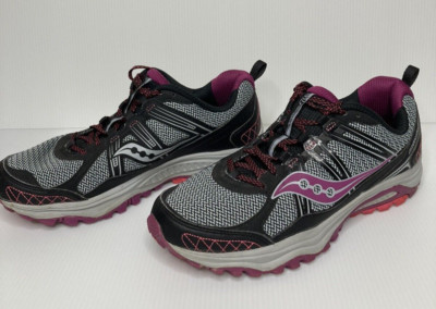 Saucony Excursion TR10 Womens Size 10 Gray Trail Running Shoes S15311-11 Wide