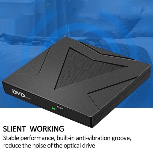 Durable 5Gbps External DVD Drive USB-C&USB-A Interface For CD/DVD/VCD Formats - Afbeelding 8 van 13