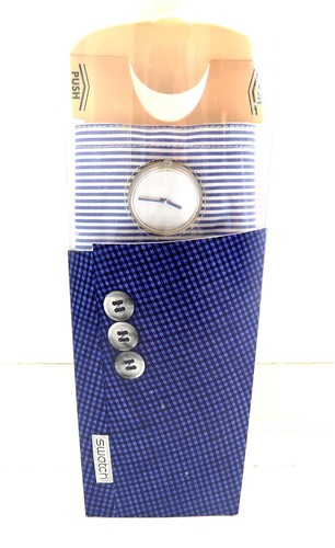 NEU Swatch POP Uhr CUFF PMK117 NOS 1997 neue Batterie läuft super!!