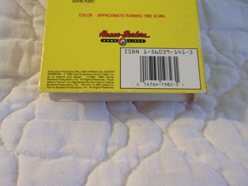 SMURFS BABY'S FIRST CHRISTMAS VHS HANNA-BARBERA CARTOON DINO FLINTSTONES KIDS - Picture 4 of 8