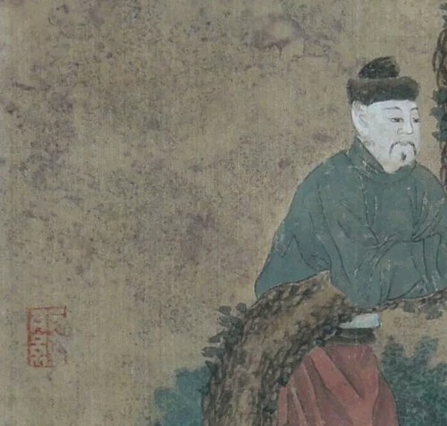 Song Dynastie chinesischer Gelehrter und Kiefer Malerei  - Bild 3 von 12