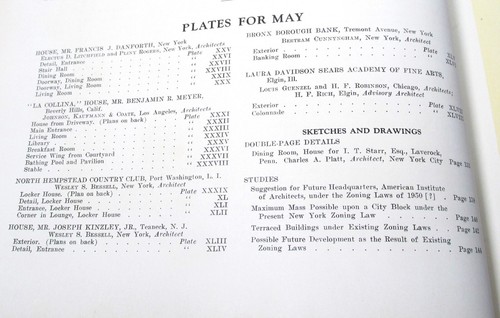 Die Architektenzeitschrift Mai 1925 mit Ausklappbar aus Architektendetailreihe - Bild 3 von 5