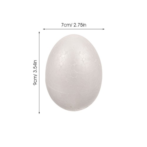Easter Egg DIY Gift Student Polystyrene Eggs for Craft Paintable - Picture 3 of 12