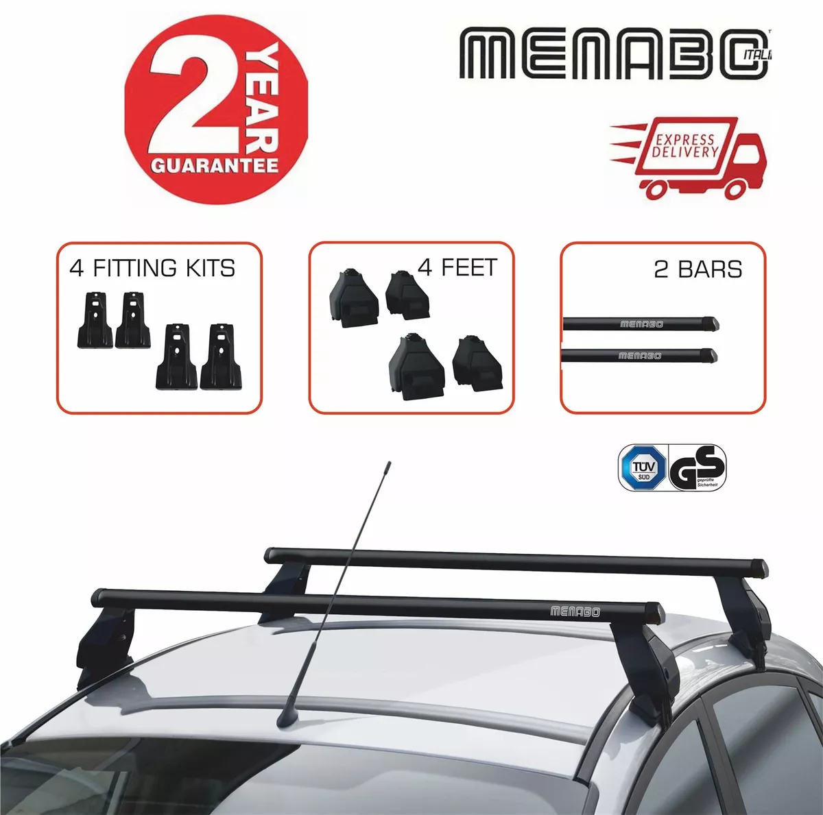 Toyota verso 2024 roof bars