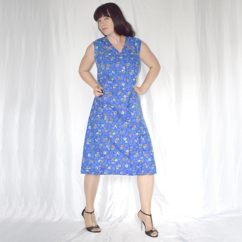 grembiule camice nylon frusciante * M (42) * parrucchiere RDT retrò abito vintage * medico