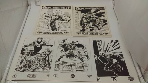 Vintage 1993 Dark Horse Comics Golden City & Arcadia Collectors Pack LOT - Bild 2 von 8