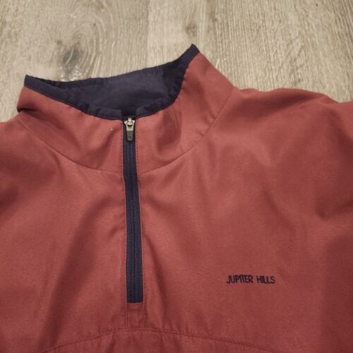 Zero Restriction Mens Wind Stopper M3 Windshirt Golf 1/4 Zip Jacket Size XL Red - Picture 10 of 16