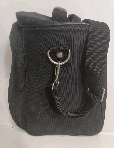 Vintage American Tourister Travel Bag Canvas Leather With Shoulder Strap/Handle - Picture 2 of 15