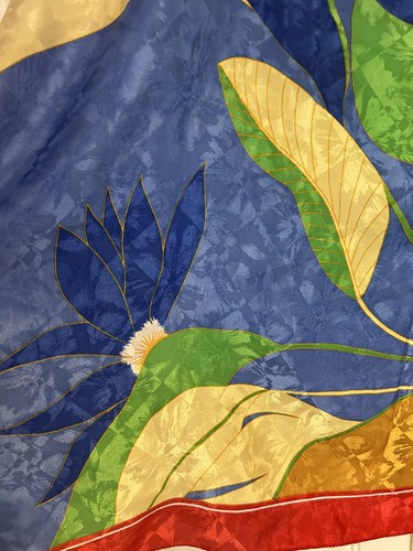 La Vilella Paris Large Silk Scarf Multicoloured - Picture 3 of 5
