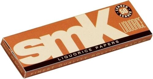 10 X SMK Liquorice Regular Size Rolling Papers 1 Booklet-50 Leave FAST SERVICE - Picture 3 of 3