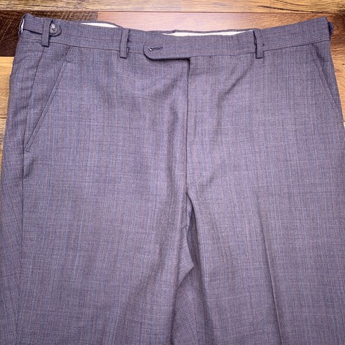 Vintage DAKS Suit 44R Gray Pants 40x28 Wool 2 Piece - Picture 19 of 24