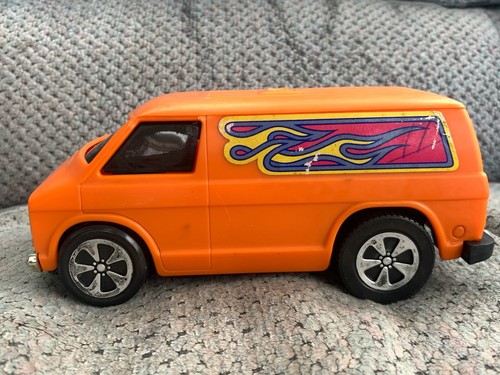 Chevy Super 1976 vintage Mattel Power N Speed naranja furgoneta años 70 Hot Wheels raro - Imagen 1 de 6