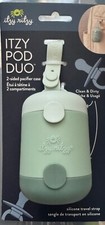 Itzy Pod Duo 2 Sided Pacifier Case One Clean And One Dirty Side New