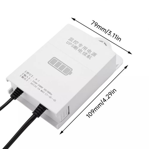 12V Monitor Emergency UPS Uninterruptible Power Supply Mini UPS Battery BackupSL - Picture 7 of 7