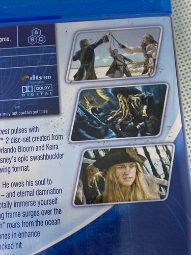 Pirates of the Caribbean DEAD MANS CHEST -- BLU RAY very GOOD mint condition 12  - Imagen 12 de 12