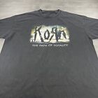 Korn Band Shirt Adult Xl Black NuMetal Rock Concert Merch Path To Totality Tour