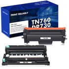 TN760 Toner DR730 Drum Compatible with Brother TN-730 HL-L2390DW MFC-L2710DW LOT