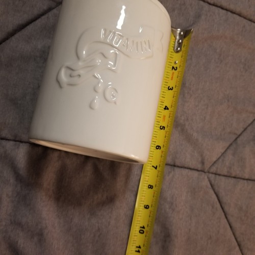 Keramik Vitamin G Glas mit Deckel - Dankbarer Gaumen Küchenglas - Bild 12 von 13