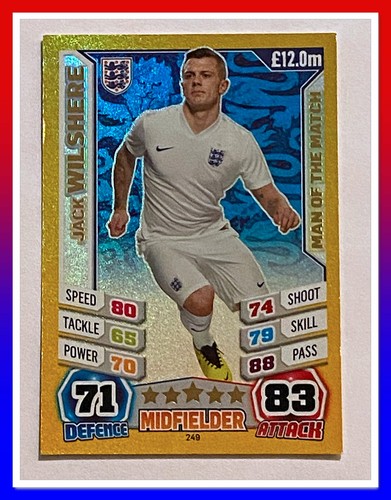2014 Topps Match Attax England 2014 Trading Cards - Man of the Match - Picture 57 of 134