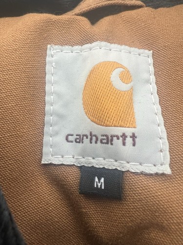 Giacca Bomber CARHARTT Detroit Uomo Tela Rielaborata Vintage Marrone Cammello - Medium - Foto 11 di 13